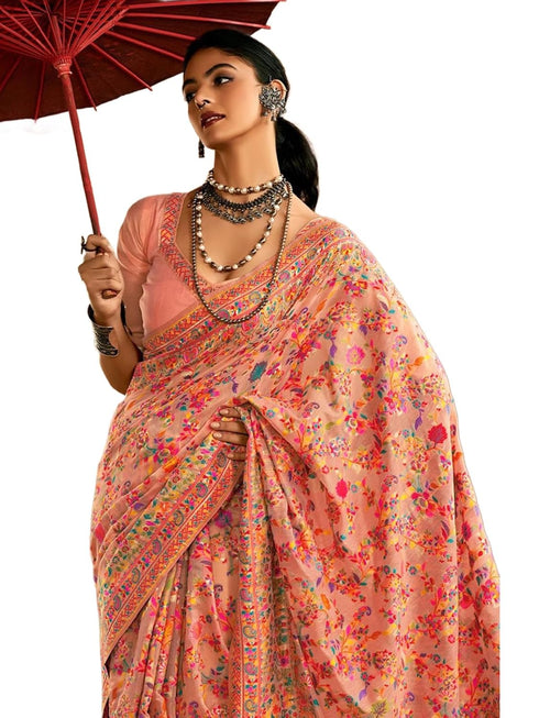 Vasthrlay Paithani Unstitched Elegant Traditional Saree