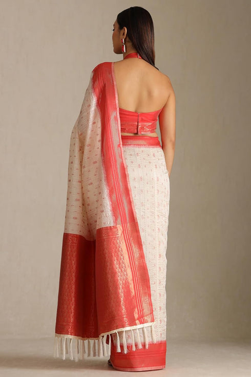 Vasthrlay Tussar Woven Design