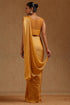 Vasthrlay Mustard Organza Solid