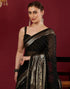 Vasthrlay Georgette Printed Unstitched Maroon Saree