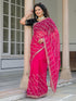 Vasthrlay Sequins Embroidery Turquoise Saree