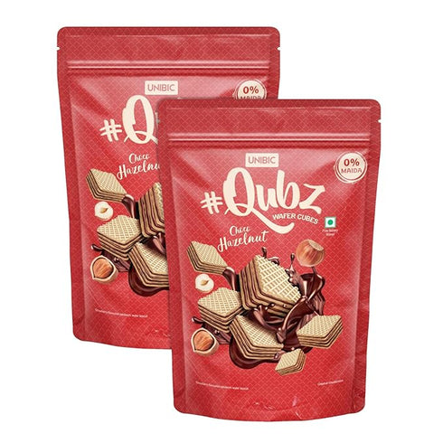 Unibic Wafer Qubz Hazelnut