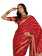 Vasthrlay Banarasi Weaving Maroon Saree