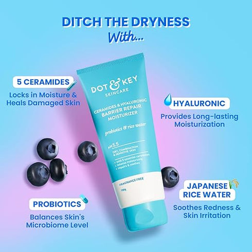 Dot & Key Barrier Repair Moisturizer (Hyaluronic + Ceramides)