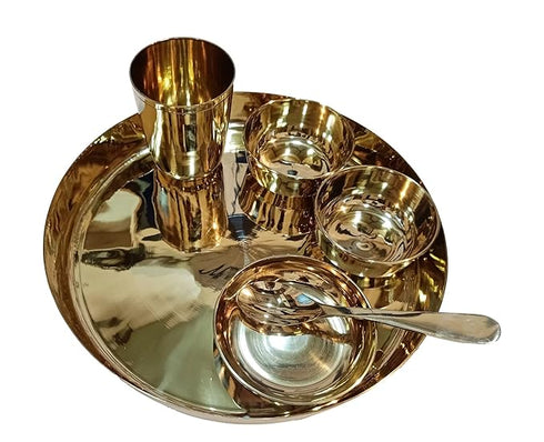 Bronze Kansa Delight Dinner Set | Thali Set