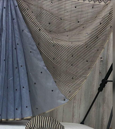 Vasthrlay Striped Detailing Lightweight Unstitched