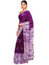 Vasthrlay Womens Printed Unstitched Dark Green Saree