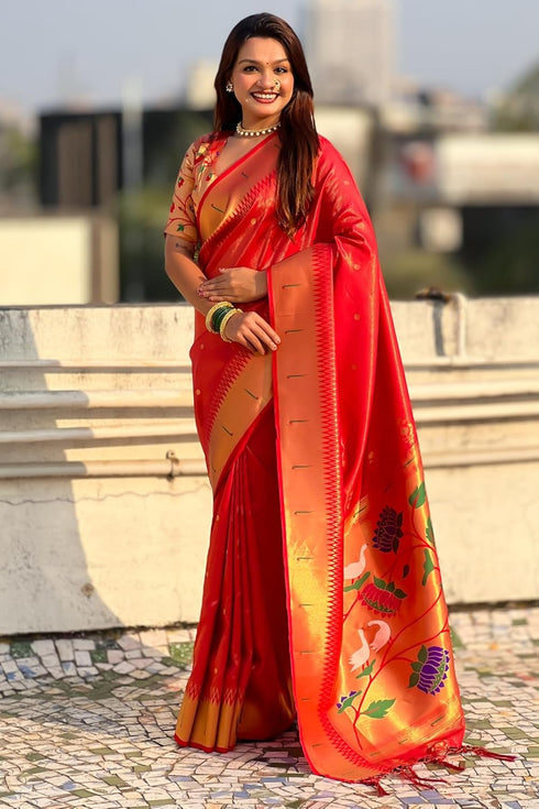 Vasthrlay Paithani Kanjivaram Sarees Ethnic Wear
