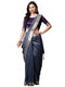 Vasthrlay Banarasi Unstitched Grey Ethnic Wear