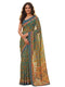 Vasthrlay Printed Lemon Yellow1 Yellow Saree