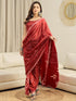 Vasthrlay Bandhani Printed Chiffon Unstitched Ethnic Wear
