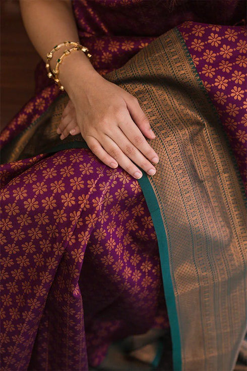 Vasthrlay Kanjivaram Border Saree