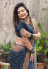 Vsathrlay Indigo Banarasi Kanchipuram Ethnic Wear