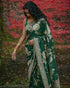 Vasthrlay Yellow Banarasi Wedding Saree