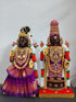Breeze Handicrafts Traditional Marapachi Dolls – Balaji Padmavati Set with Dress