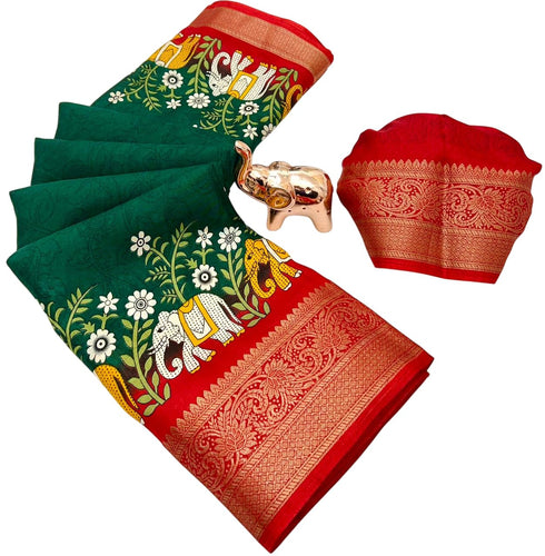 Vasthrlay Tussar Silk Saree