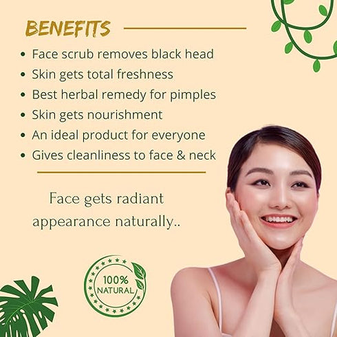 Havintha - Natural Face Scrub Powder with Khas - Khas Mix