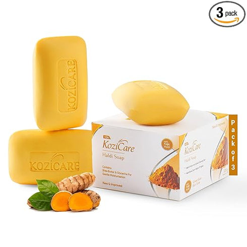 Kozicare Skin Whitening Soap with Turmeric/ Kojic Acid & Glutathione Soap 75g