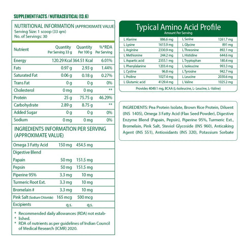 Pure Nutrition Pure Vegan Protein Powder