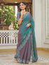 Vasthrlay Shimmer Chiffon Lavender Saree