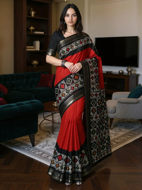 Vasthrlay Printed Unstitched Ai Ethnic Wear