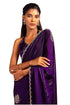 Vasthrlay Purple Organza Saree