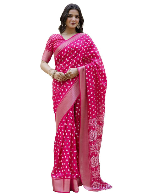 Vasthrlay Womens Printed Unstitched Green Saree