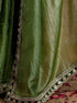 Vasthrlay Shimmer Embroidery Yellow Saree