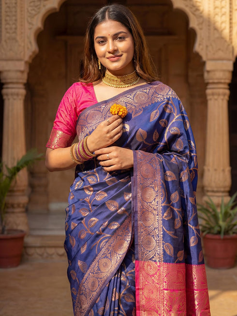 Vasthrlay Kanjivaram Woven Blouse Ethnic Wear