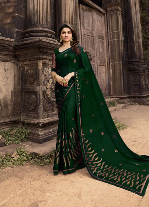 Vasthrlay Banarasi Unstitched Saree