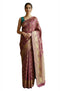 Vasthrlay Purple Jacquard Saree