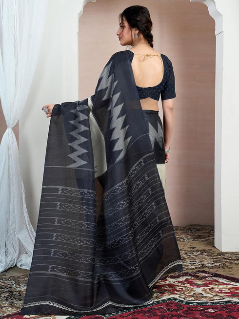 Vasthrlay Bhagalpuri Printed Unstitched 4160s232n Black3