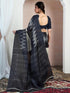 Vasthrlay Bhagalpuri Printed Unstitched 4160s232n Black3