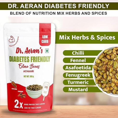 Dr. Aeran’s Diabetes Friendly Edma Beans Achaari 100g