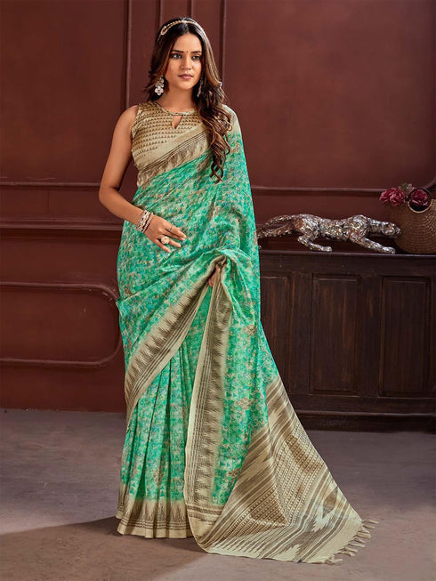 Vasthrlay Printed Unstitched Hs Ethnic Wear