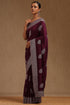 Vasthrlay Magenta Tussar Embroidered