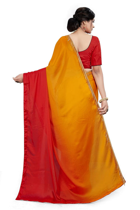 Vasthrlay Rangoli Blouse Orange Ethnic Wear
