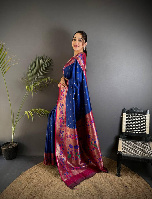 Vasthrlay Paithani Kanjivaram Beautiful