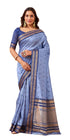 Vasthrlay Orange Jacquard Unstitched Saree