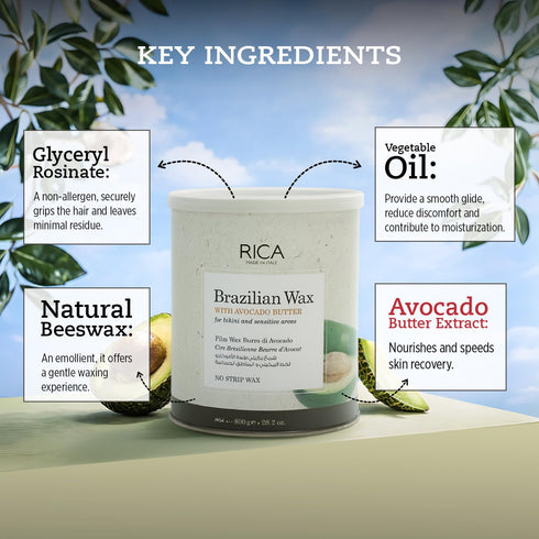RICA Hair Removal Wax and After Wax Aloe Vera