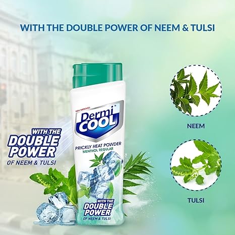 Dermi Cool Menthol Regular Prickly Heat Powder