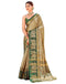 Vasthrlay Banarasi Jacquard Unstitched Mustard Saree