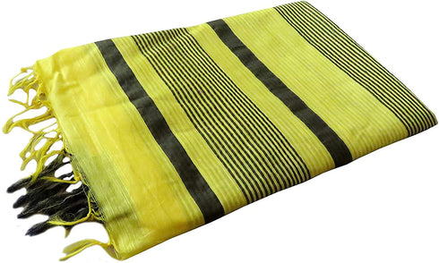 Vasthrlay Handloom Bhagalpuri Blouse Yellow