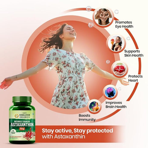 Himalayan Organics Naturally Sourced Astaxanthin Capsules