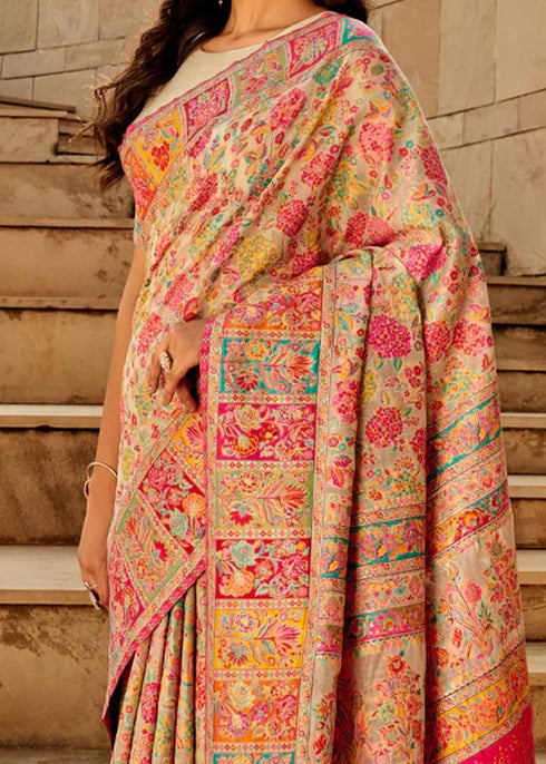 Vasthrlay Cotton Botanical Unstitched Ethnic Wear