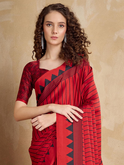 Vasthrlay Striped Printed Unstitched Rj Ethnic Wear