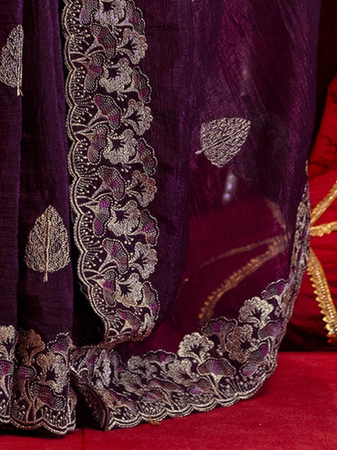 Vasthrlay Georgette Rani Saree