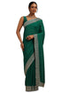 Vasthrlay Green Tussar Embellished