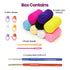 Crochet Kit for Beginners with Wool Yarn, Crochet Hooks, Plastic Needles & Stitch Markers