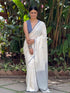 Vasthrlay Elegant Off White Contrast Lightweight